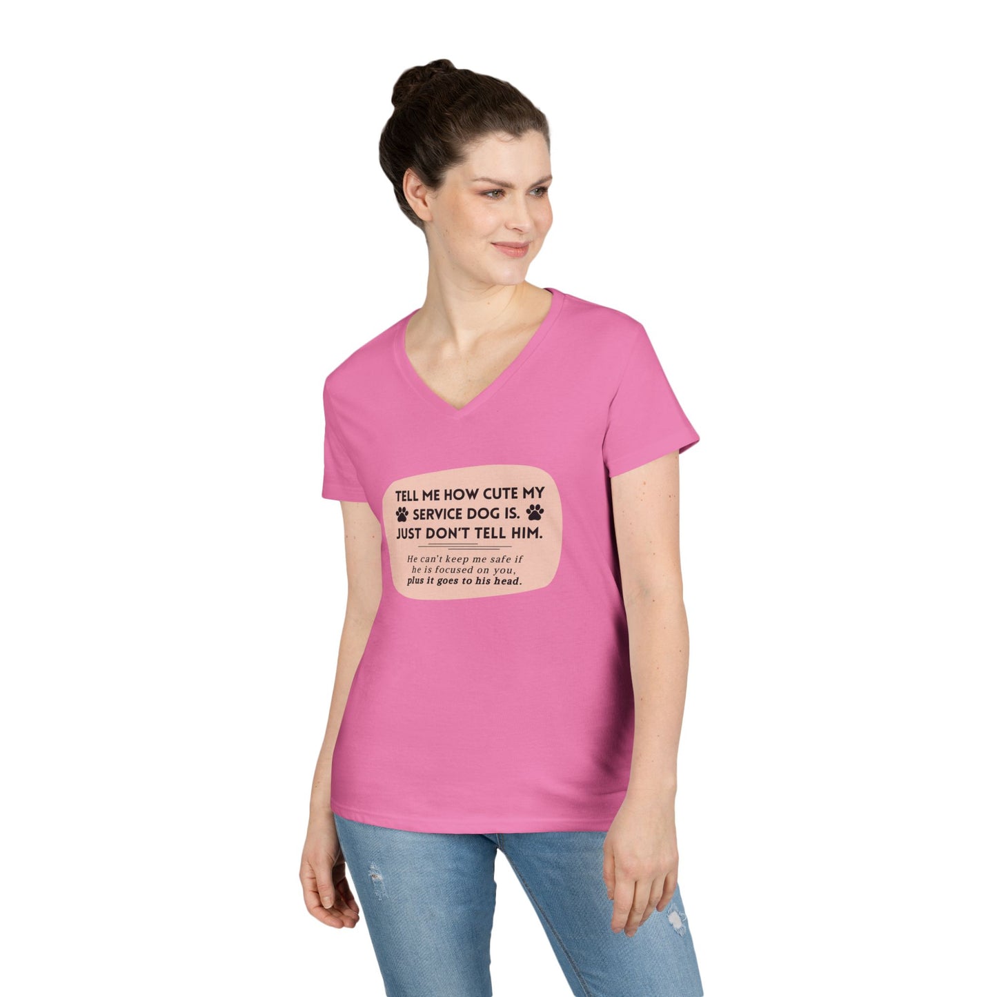 Service Dog V-Neck - Him
