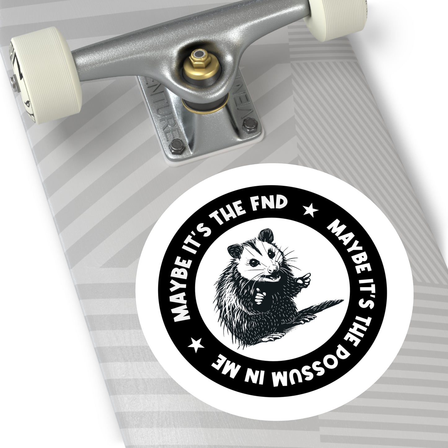 FND Possum Sticker