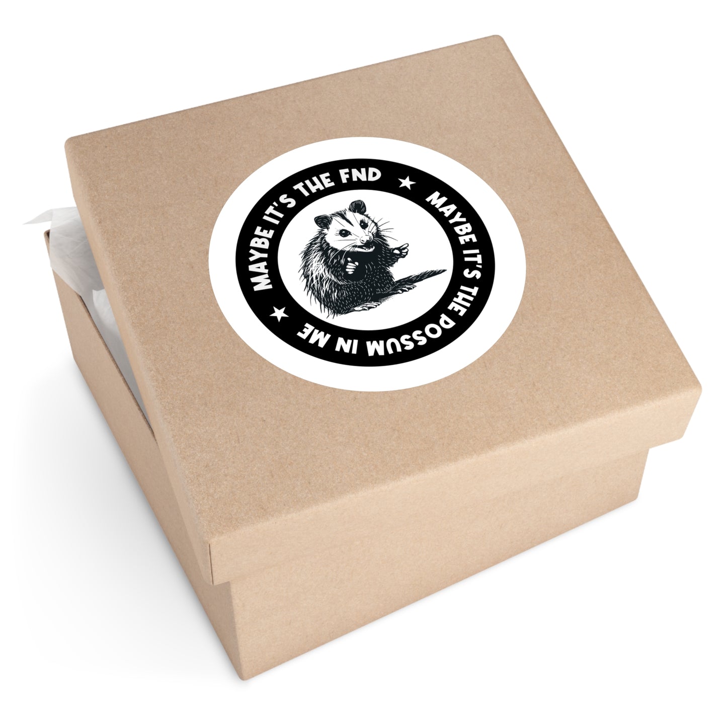 FND Possum Sticker