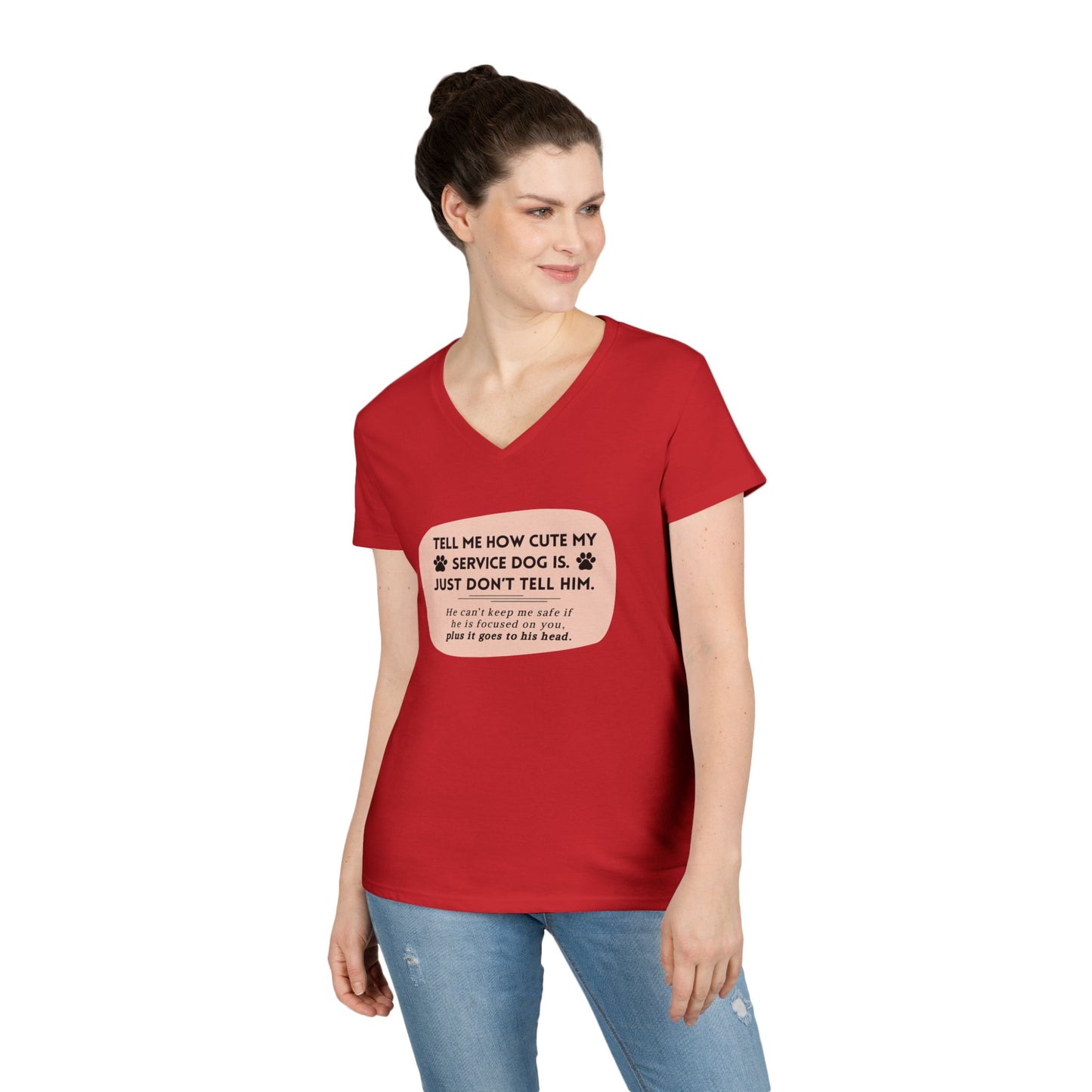 Service Dog V-Neck - Him