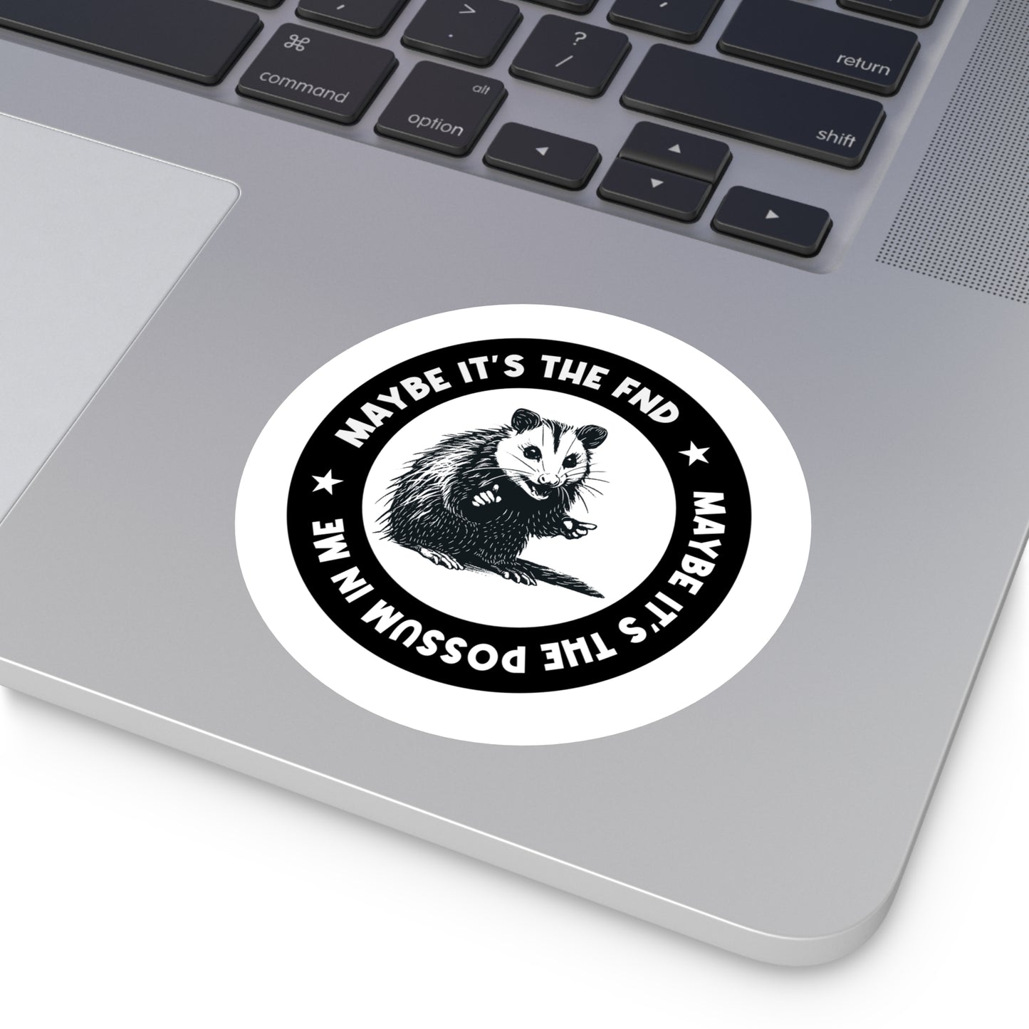 FND Possum Sticker