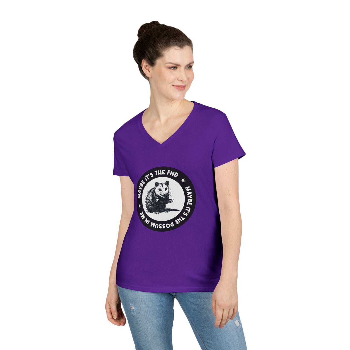 FND Possum V-Neck T-Shirt