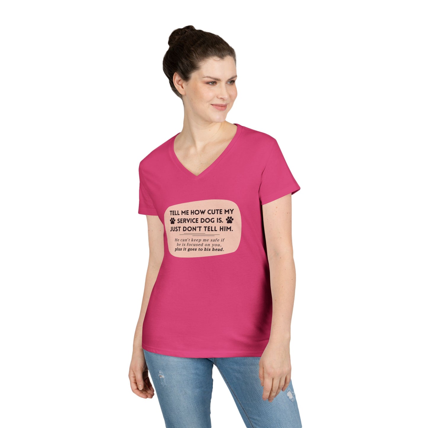 Service Dog V-Neck - Him