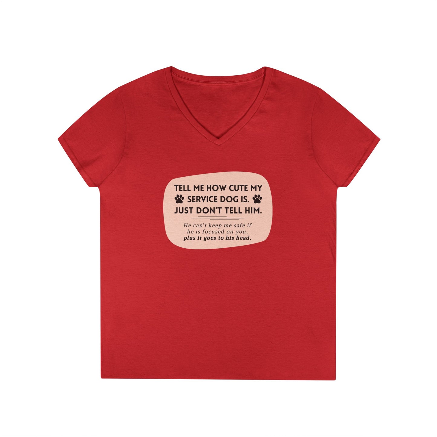 Service Dog V-Neck - Him