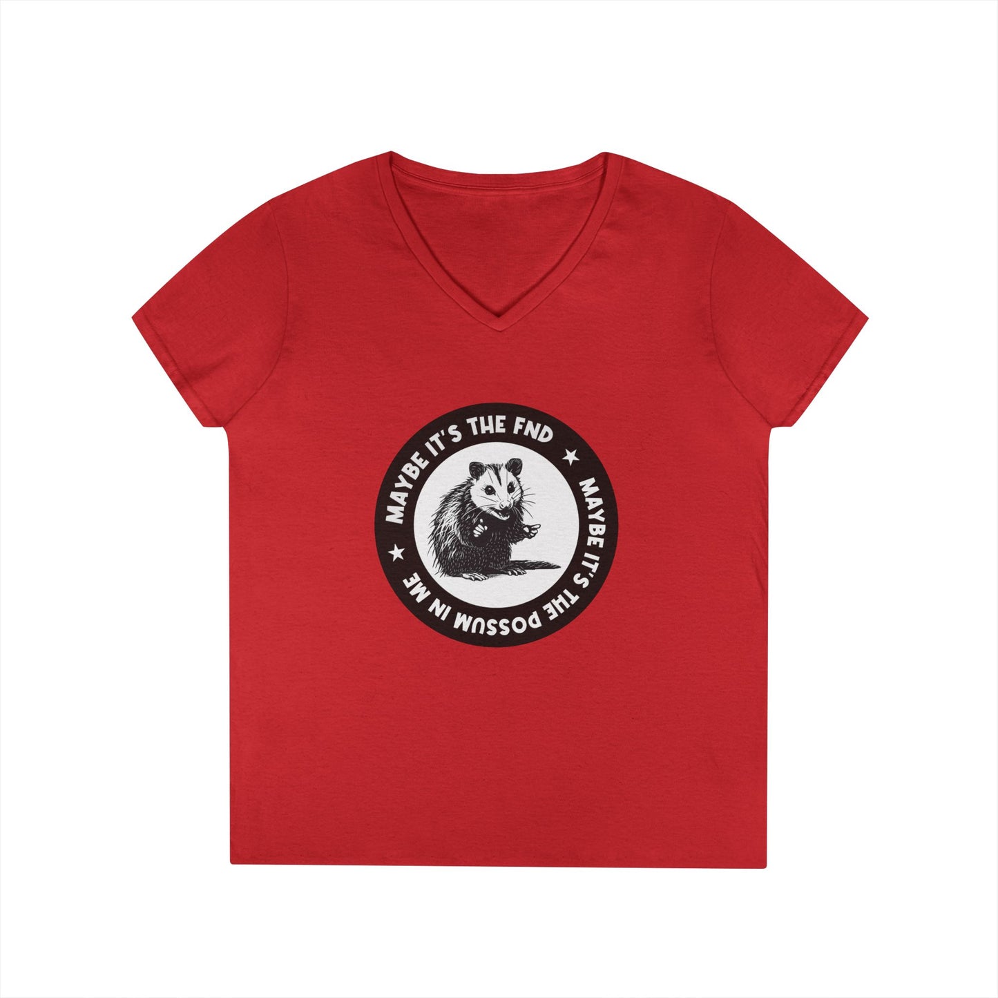 FND Possum V-Neck T-Shirt