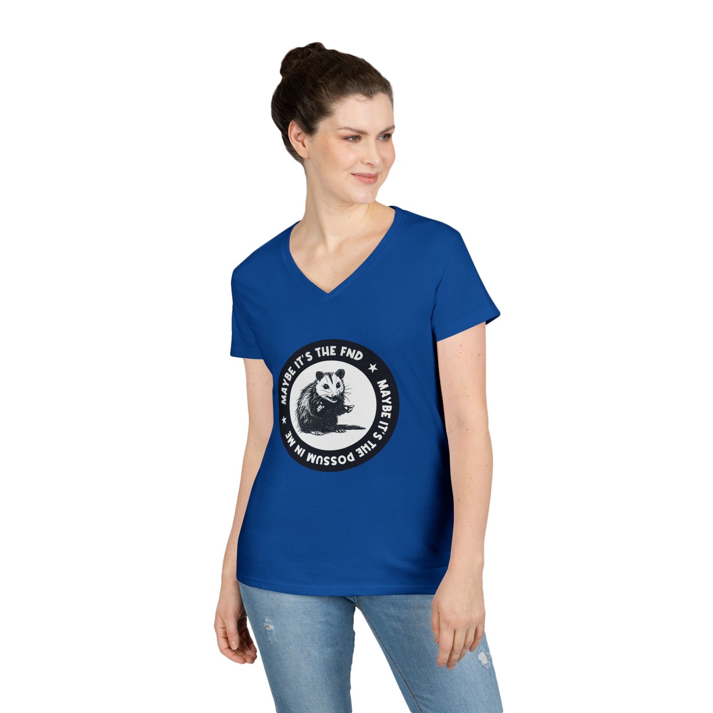FND Possum V-Neck T-Shirt