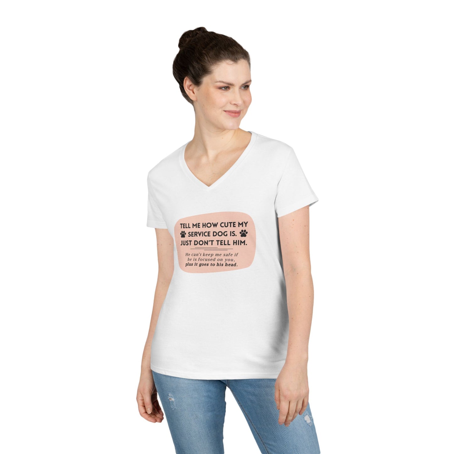 Service Dog V-Neck - Him