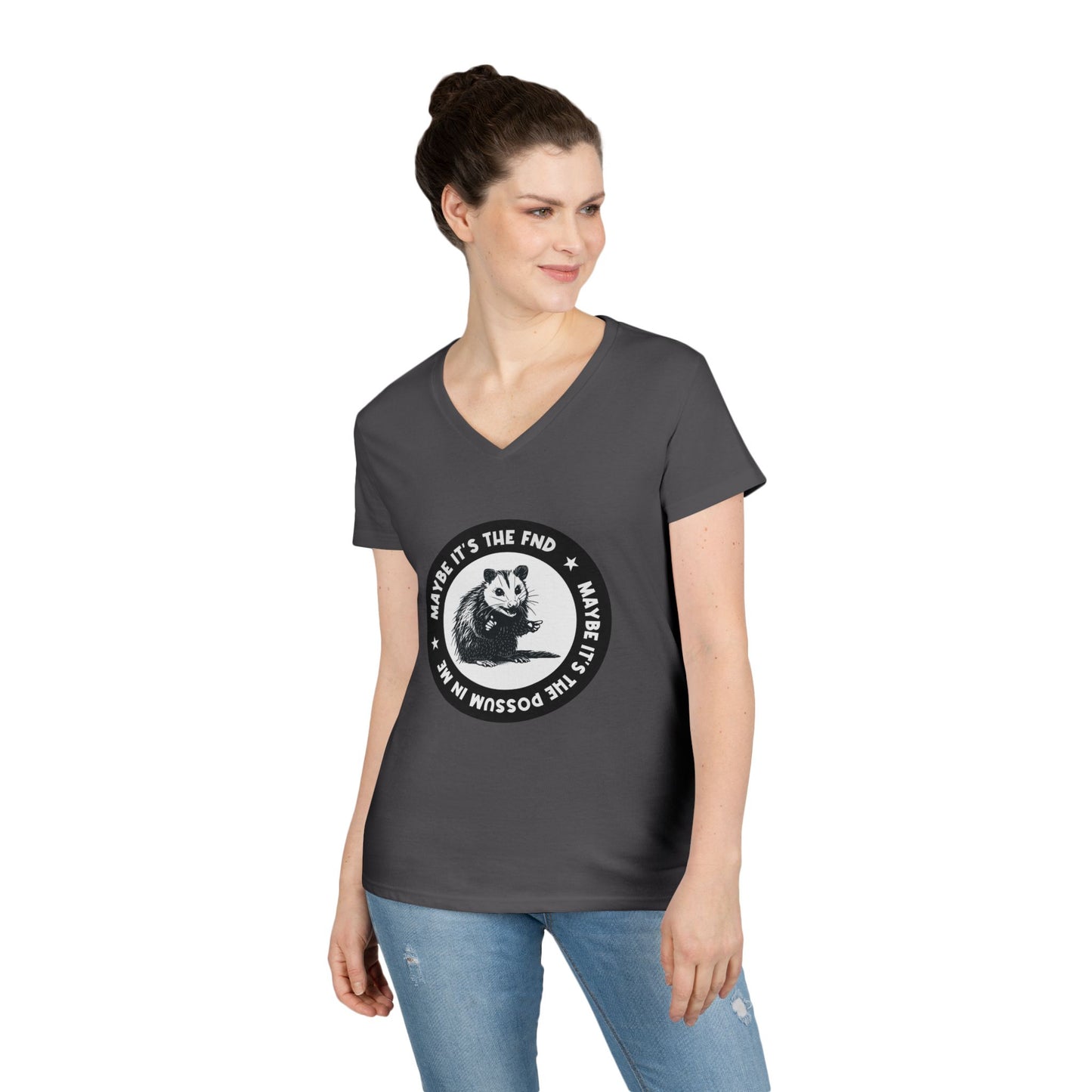 FND Possum V-Neck T-Shirt