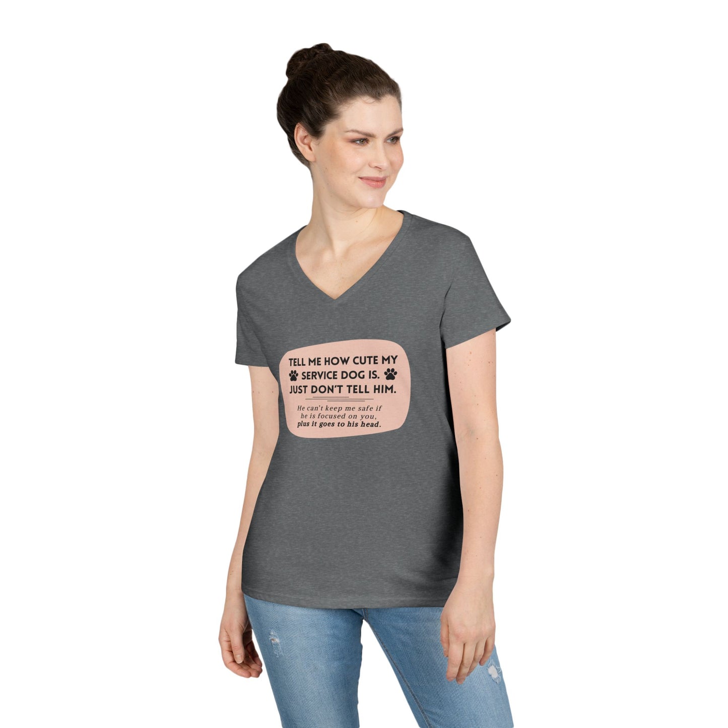 Service Dog V-Neck - Him