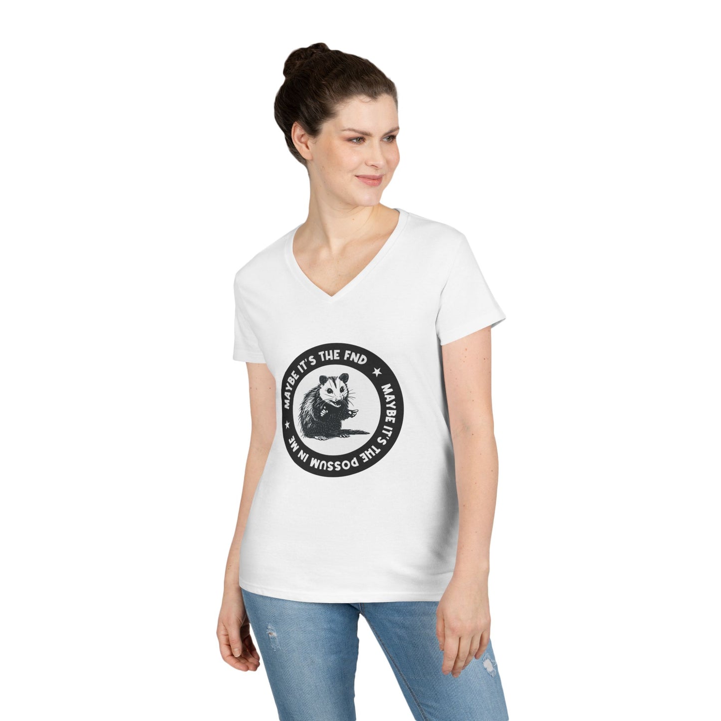 FND Possum V-Neck T-Shirt
