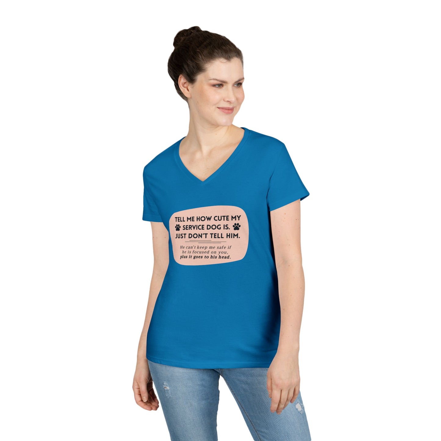 Service Dog V-Neck - Him