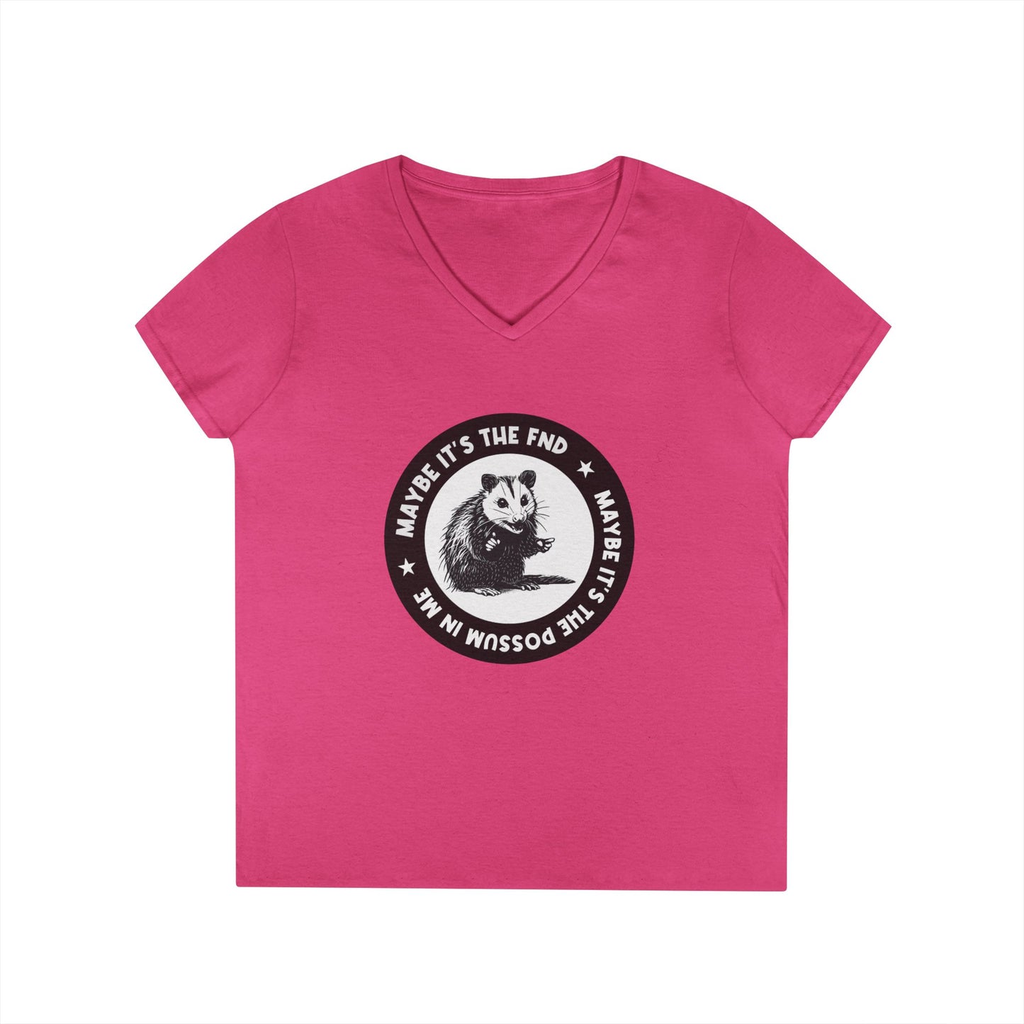 FND Possum V-Neck T-Shirt