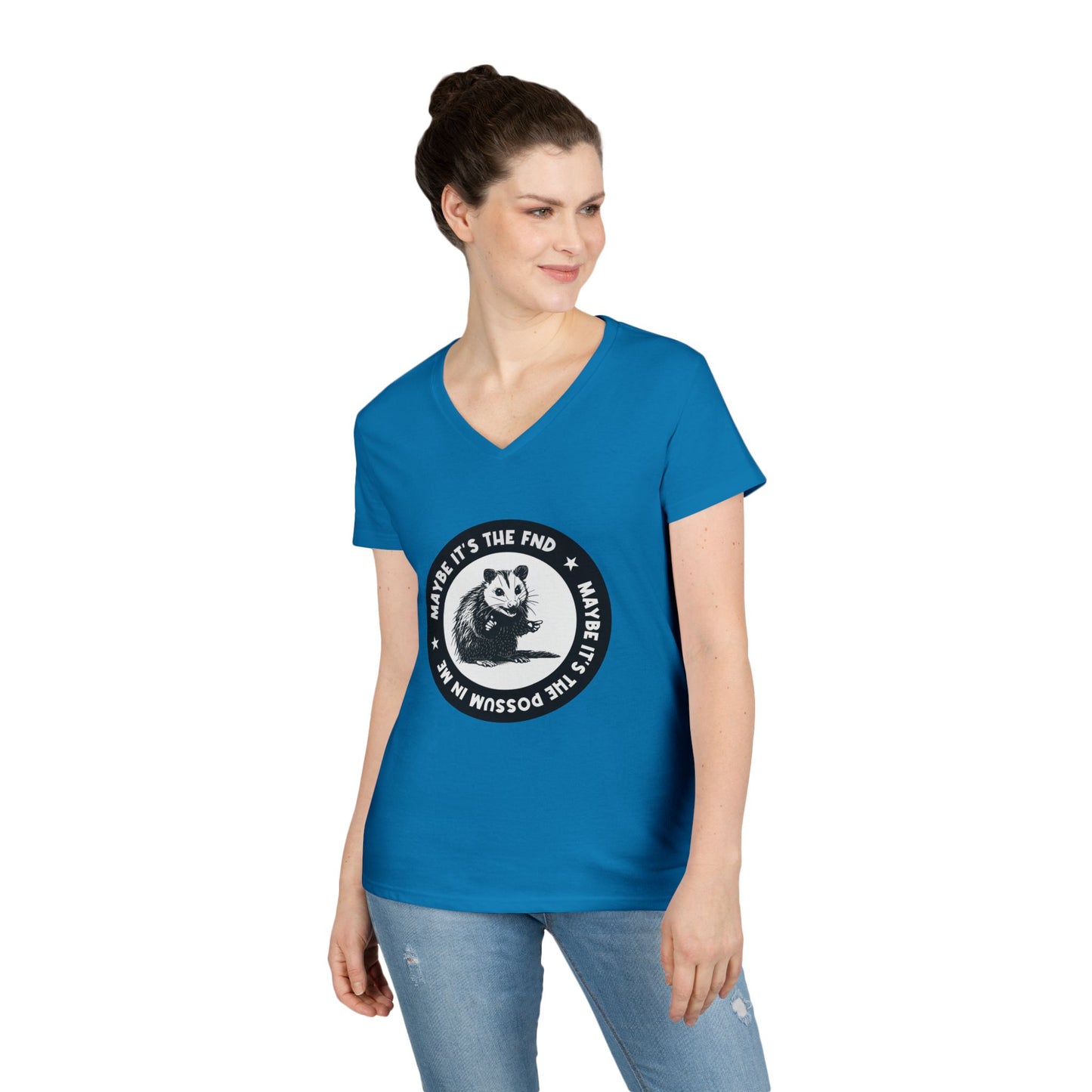 FND Possum V-Neck T-Shirt