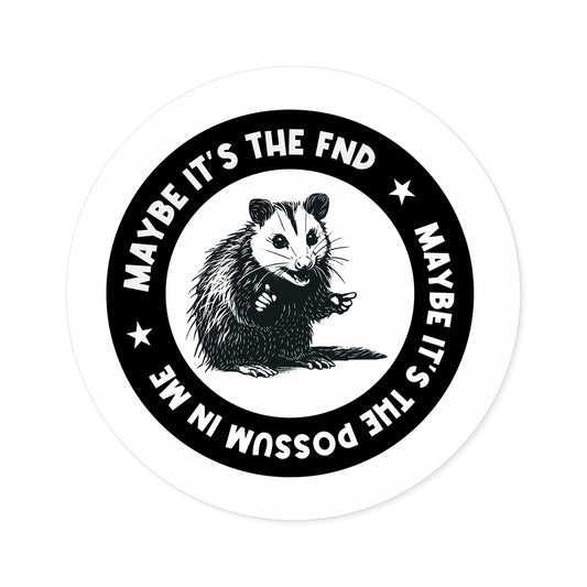 FND Possum Sticker